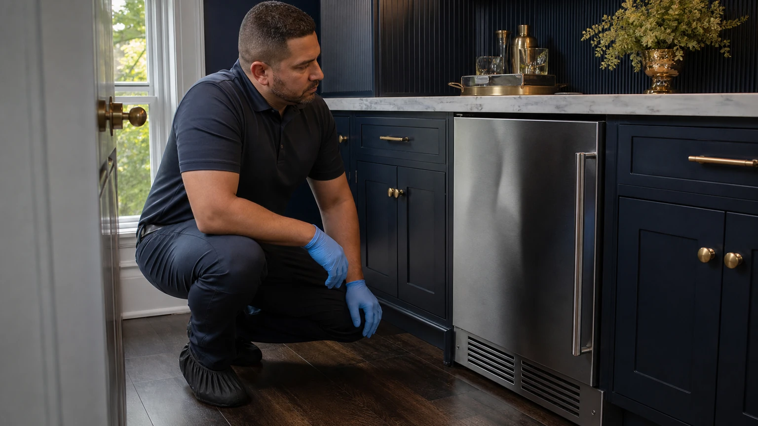 Undercounter ice maker diagnostic visit in Cohasset